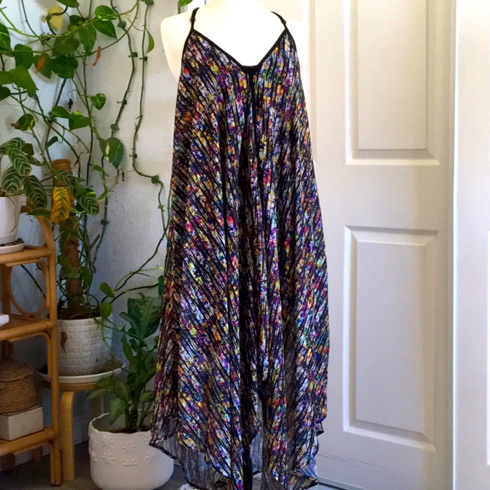 💕City Chic Sleeveless Maxi Dress Multicolored Racerback💕